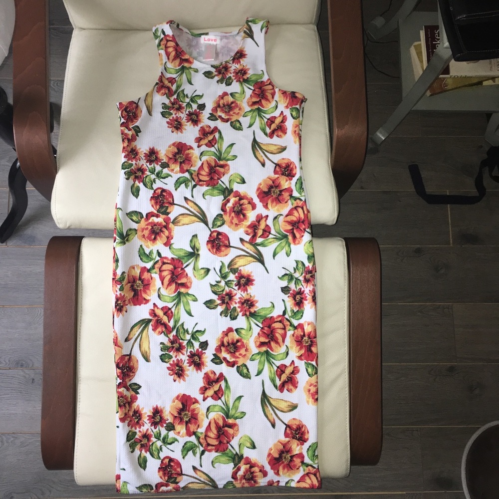 Floral Body Con Dress